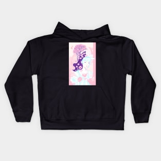 Burst of Sakura blossom Kids Hoodie